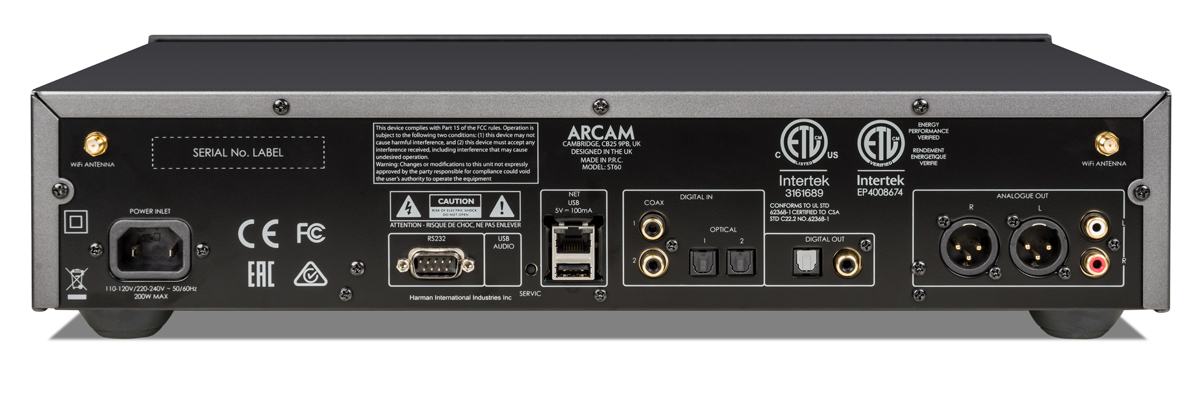 Specifications Arcam ST60