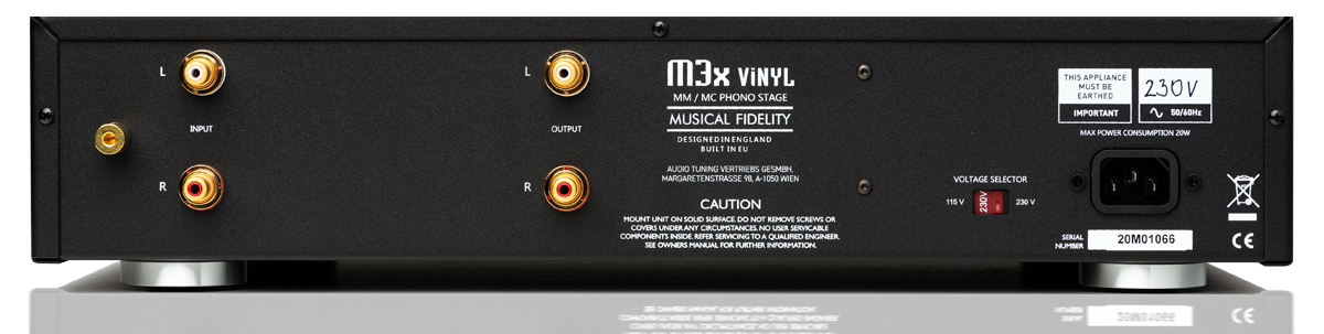 Musical Fidelity M3x Vinyl Specifications