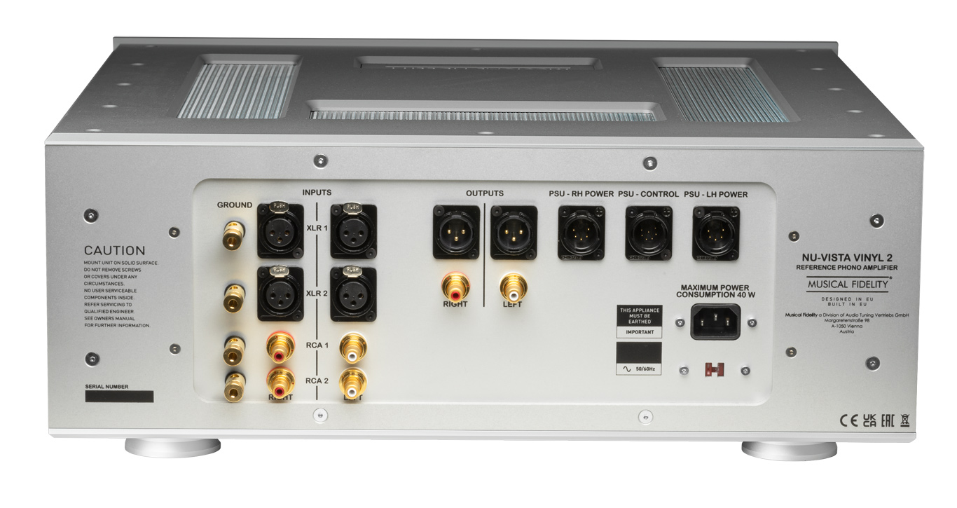 Specifications - Musical Fidelity Nu-Vista Vinyl 2 