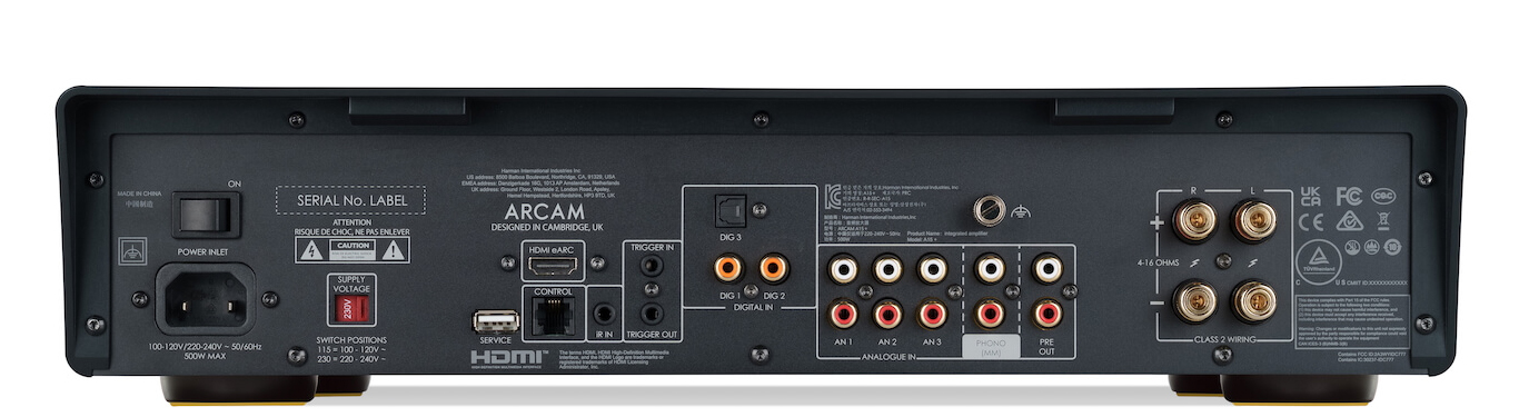 Arcam Radia A15+ Specifications
