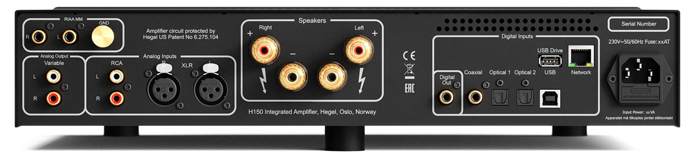 Hegel H150 Specifications