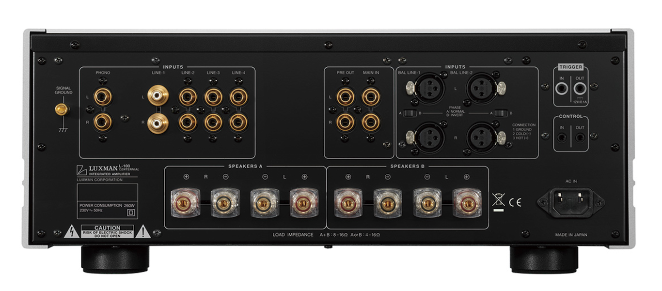 Luxman L-100 Technical specification