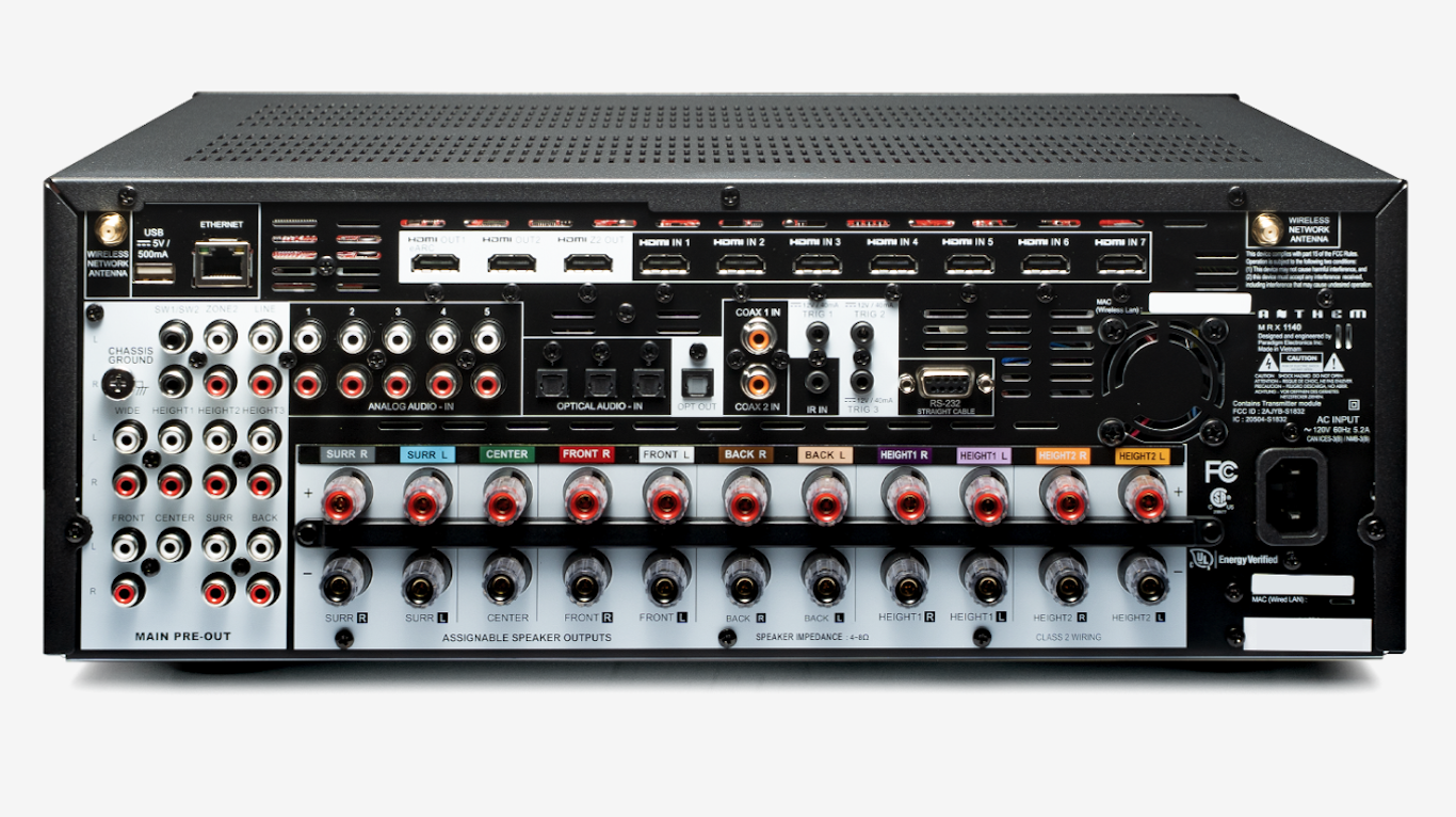 Anthem MRX1140 8K Specifications