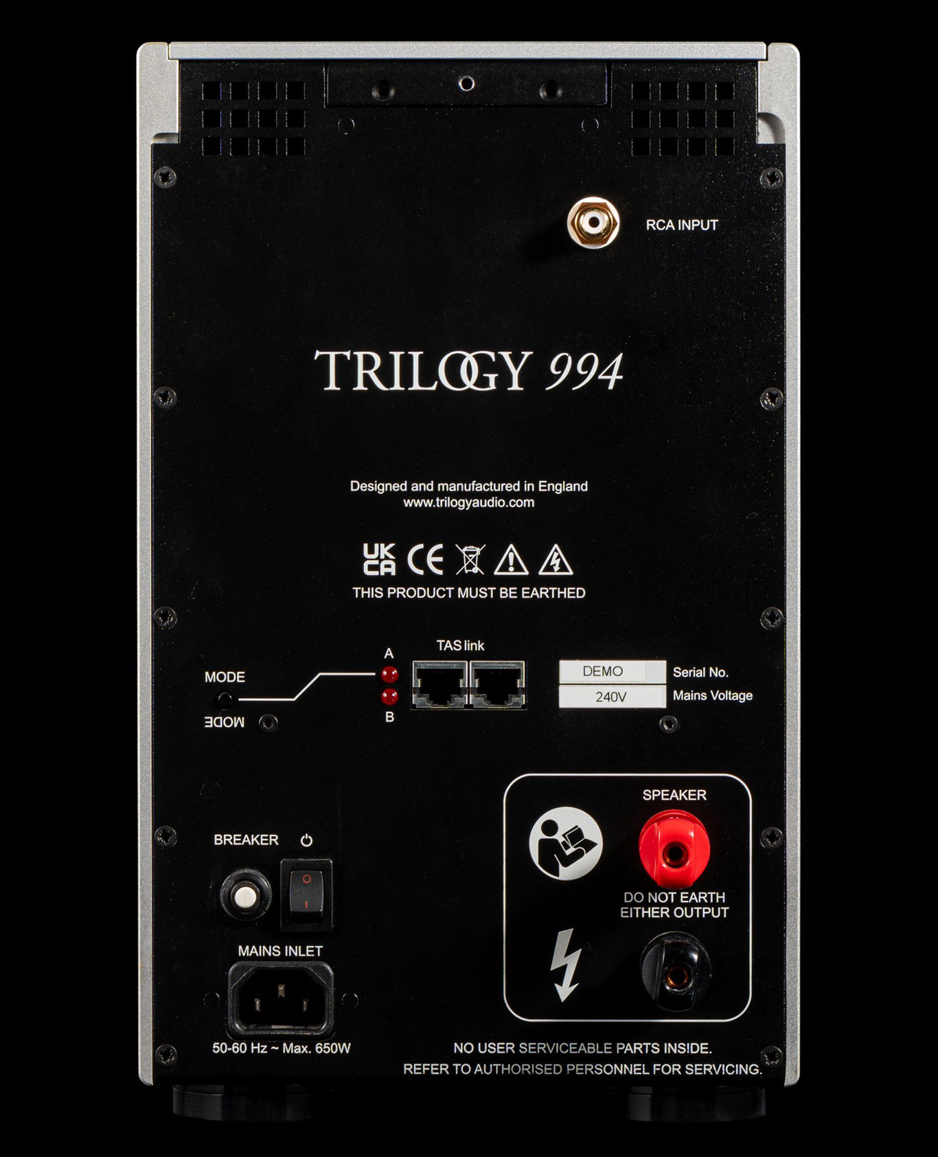 Specifications Trilogy 994