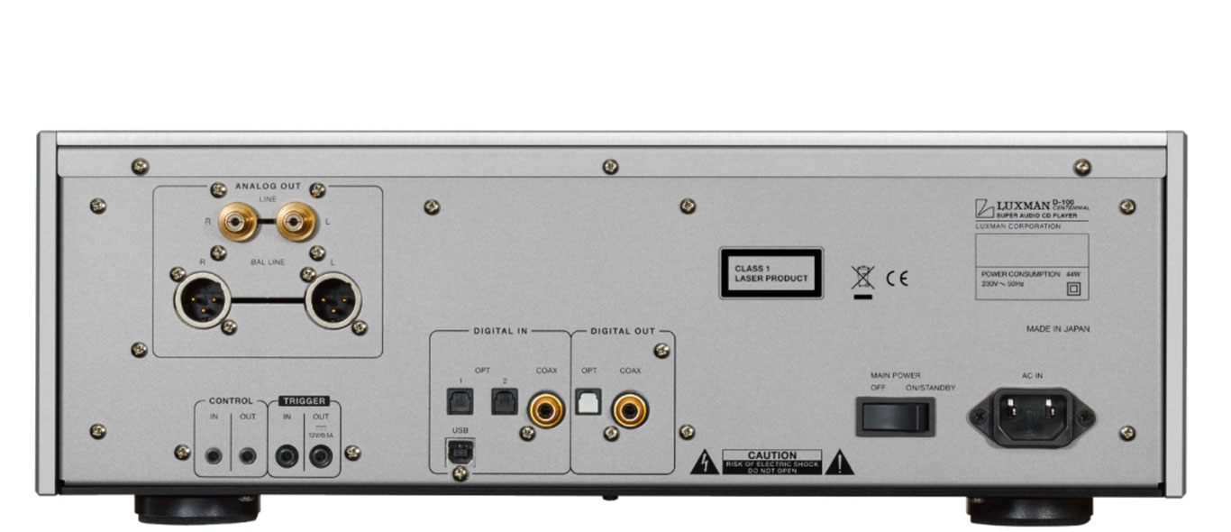 Specifications Luxman D-100 Centennial