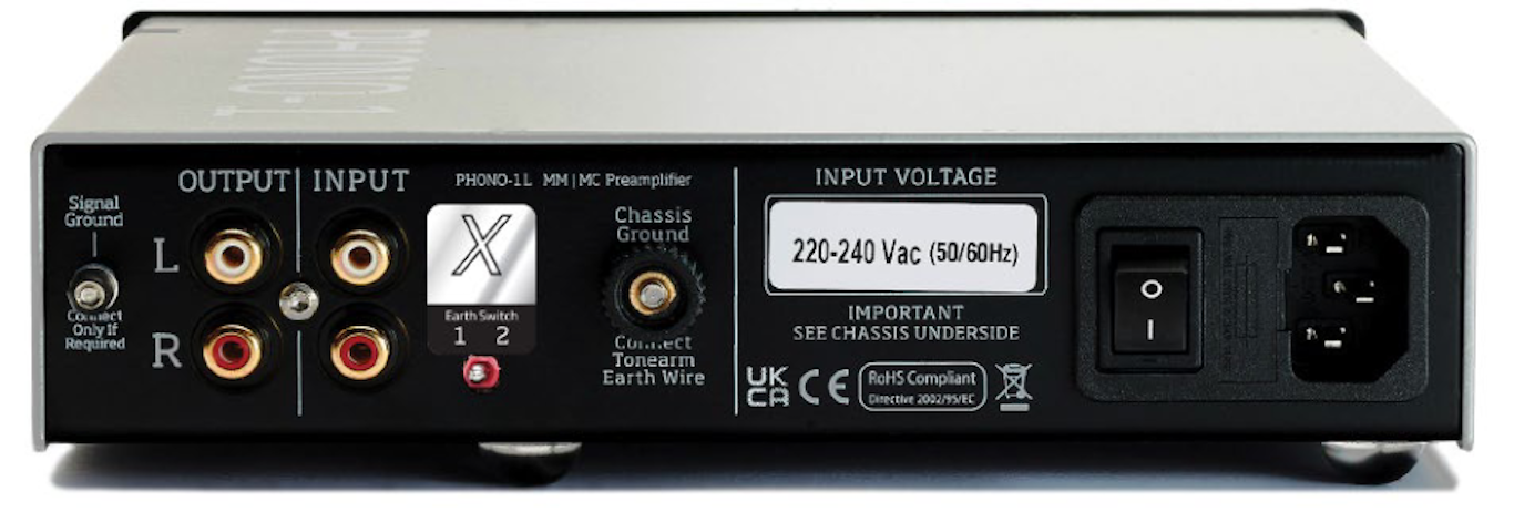 Phono-1 LX rear
Vertere Acoustics Phono-1 LX Specifications