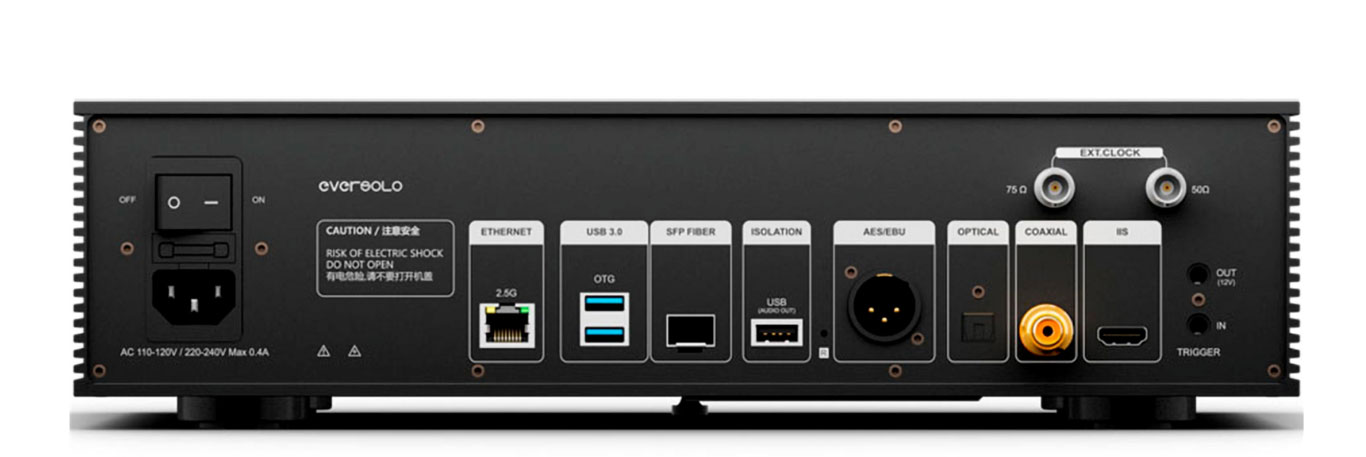Specifications Eversolo T10