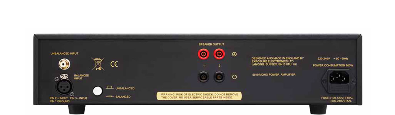 SPECIFICATIONS EXPOSURE 5510 MONO