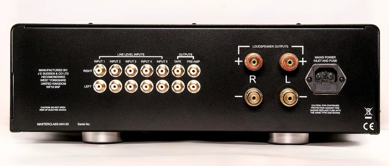 Specifications Sugden ANV-50 